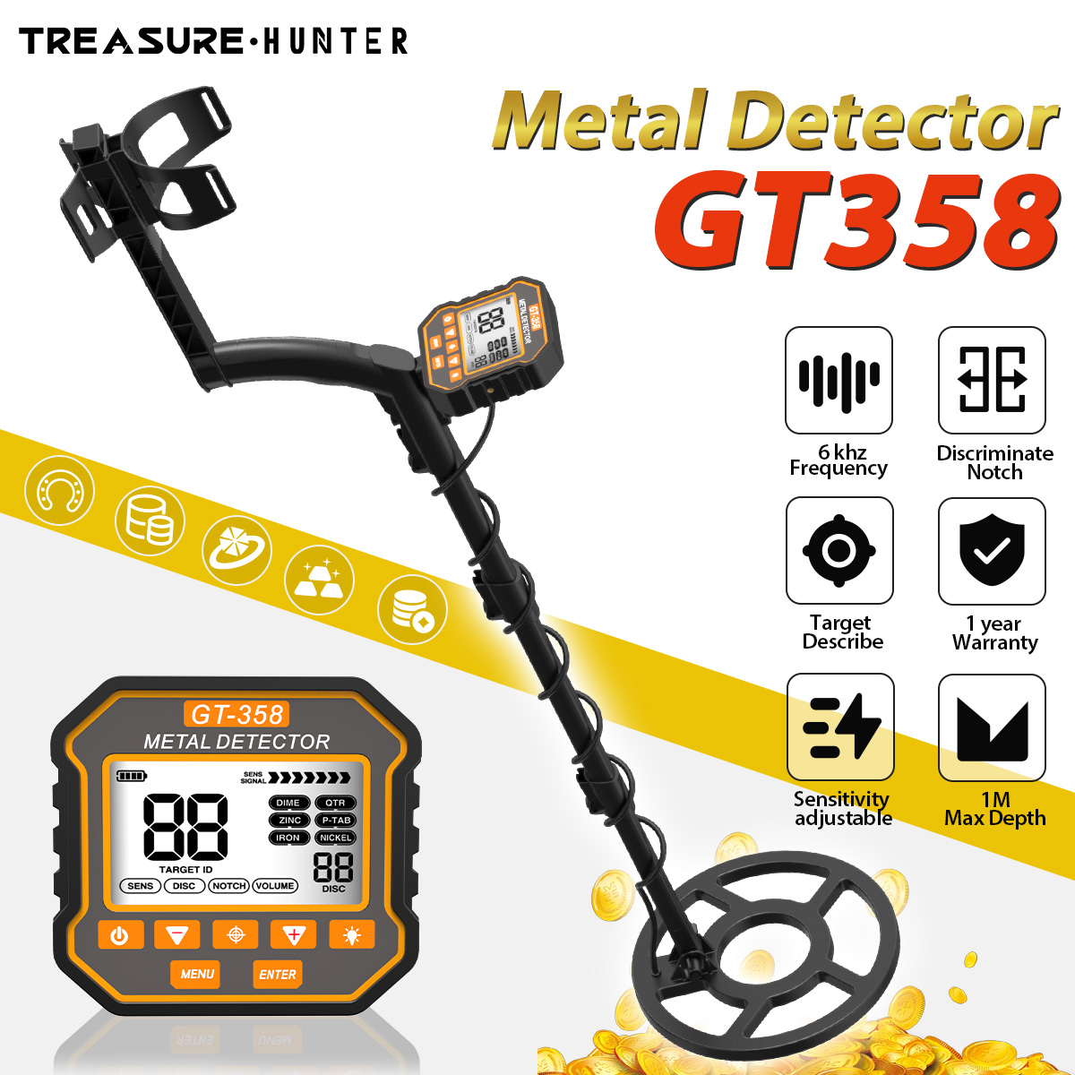 Co Detector Plug - Alat Pencari Harta Karun Metal Detector