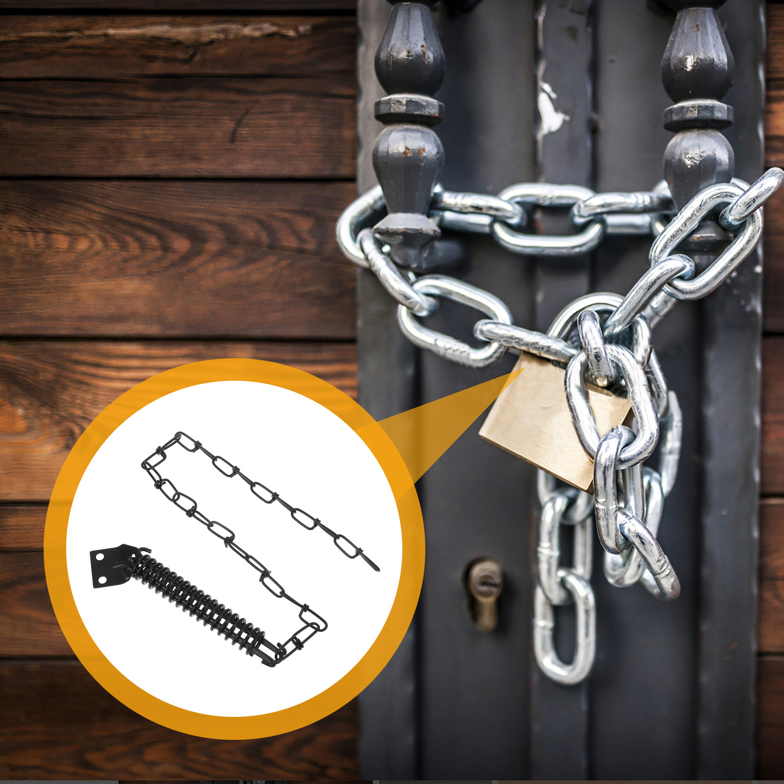 1 Set Rantai Pengaman Pintu, K - Security Chain Door ulasan dan harga